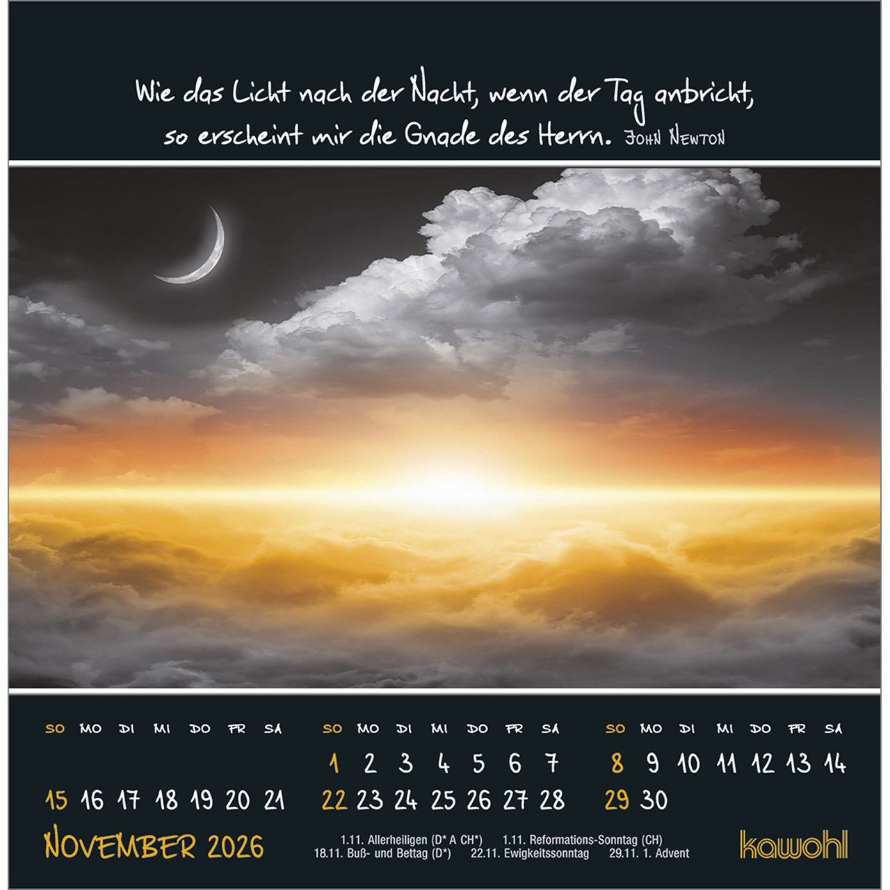 Postkartenkalender - Kleine Wunder sehen 2026