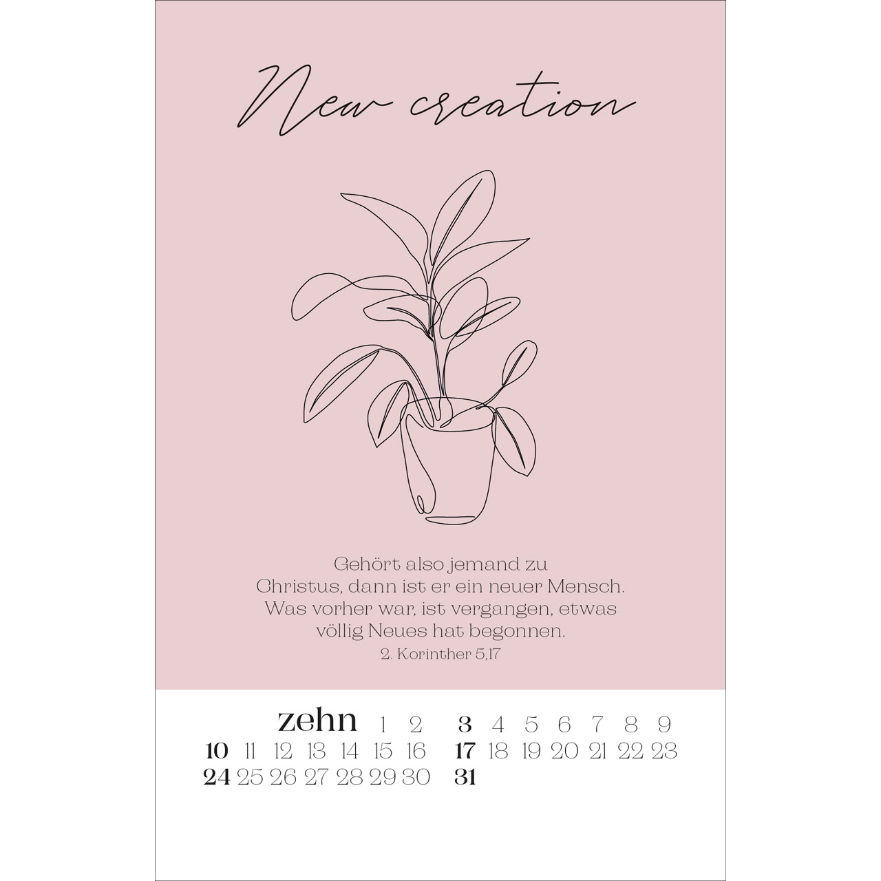 Postkartenkalender - Wonderfully made 2027