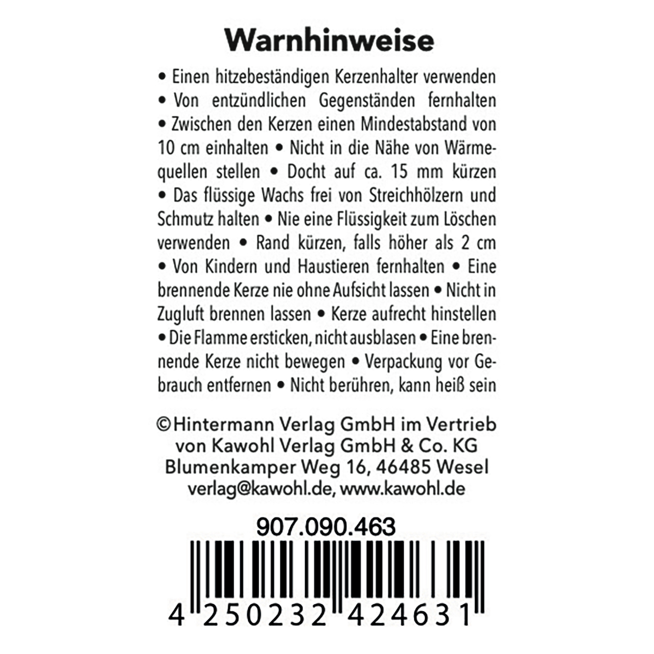 Kerze - Du bist gesegnet - Fische