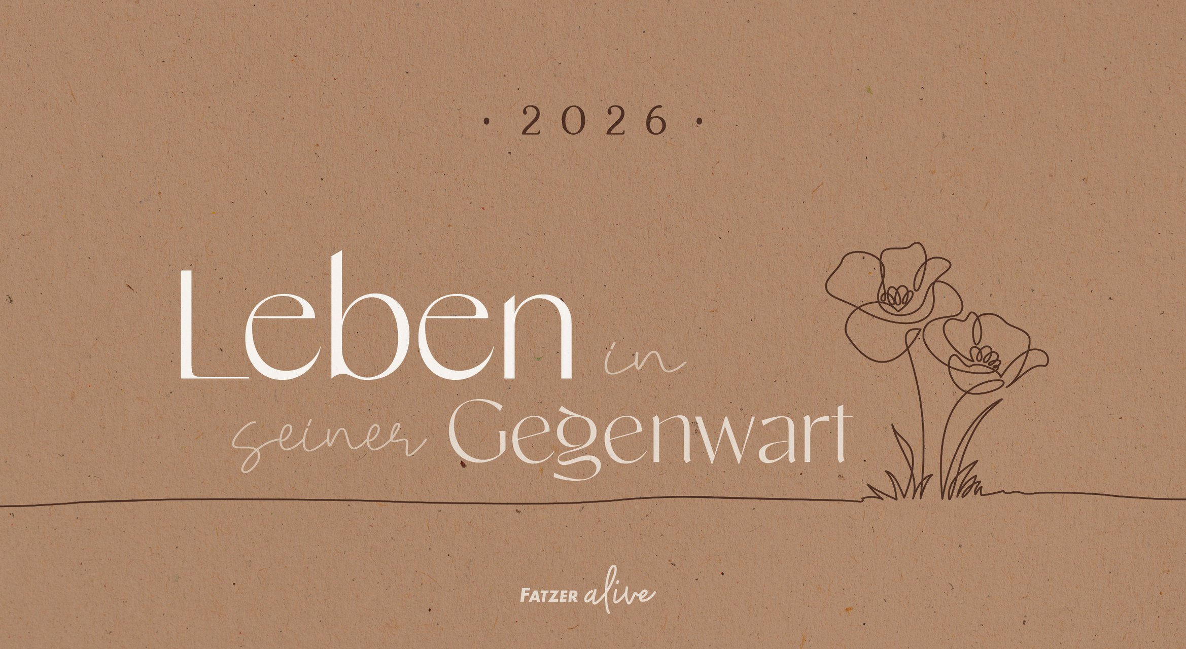 Postkartenkalender - Leben in seiner Gegenwart 2026 - Tischkalender