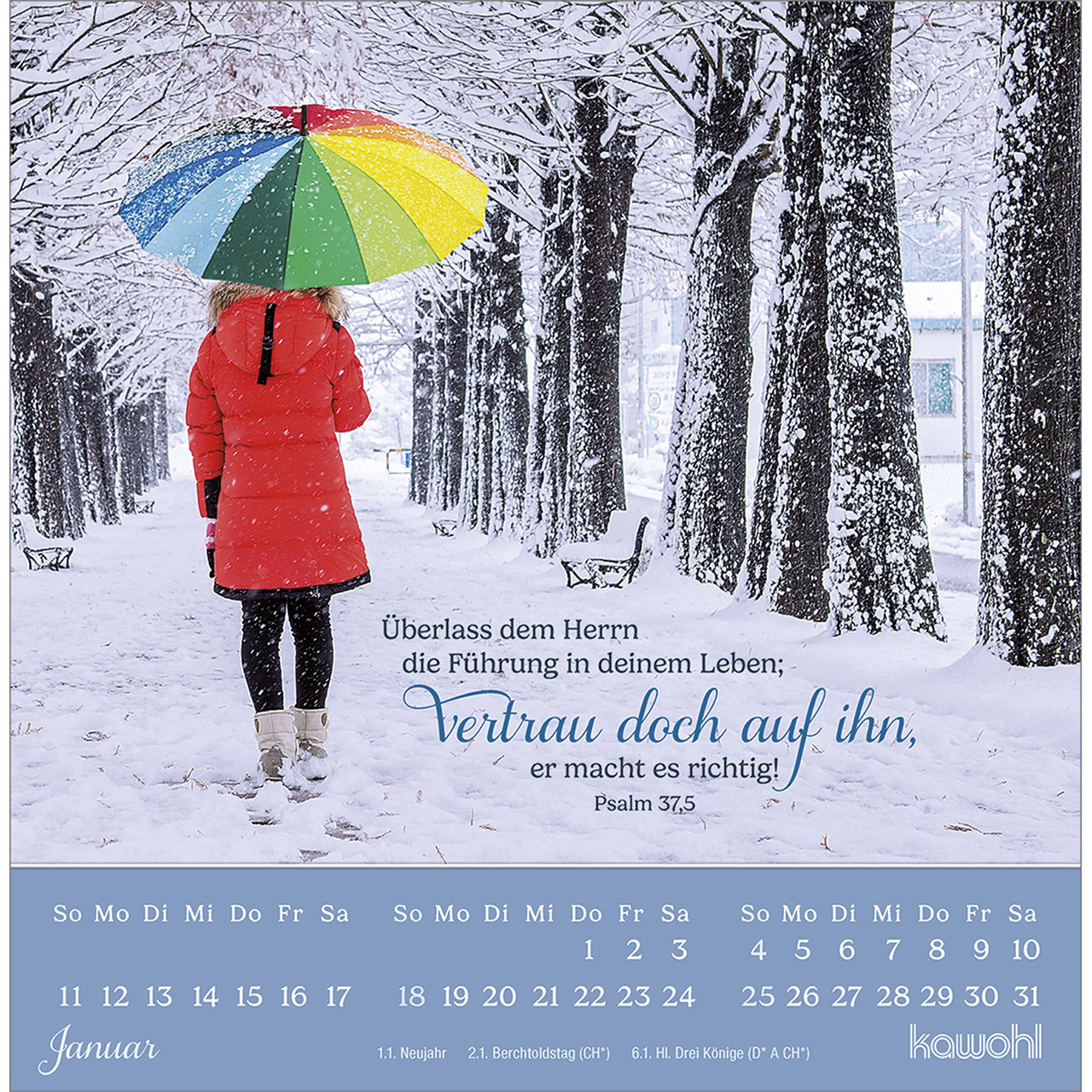 Postkartenkalender - Lieblingsworte für dich 2026