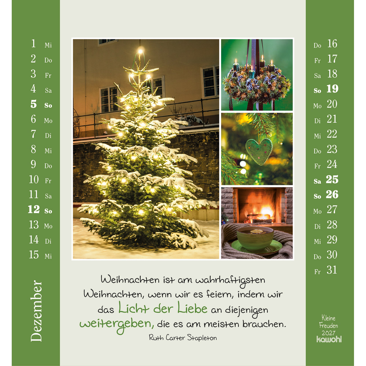 Aufstellkalender - Kleine Freuden 2027
