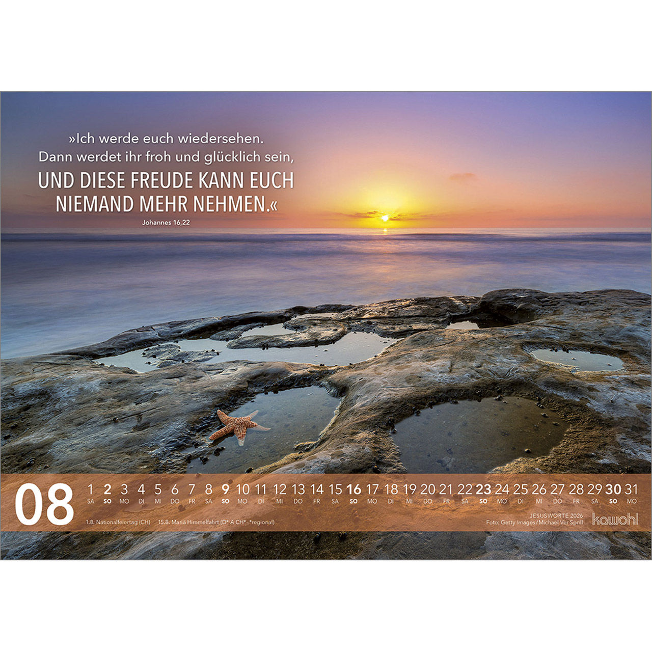 Wandkalender - Jesus Worte 2026