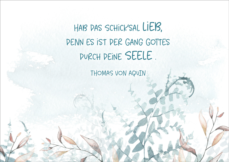 Karten-Box Papier - Postkartenbox "Von guten Mächten"