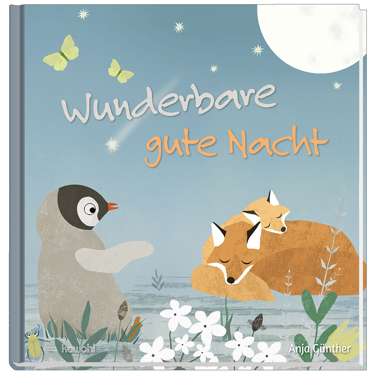 Wunderbare gute Nacht Geschenkbuch - Wunderbare gute Nacht - Pinguin Füchse Schmetterlinge Mond