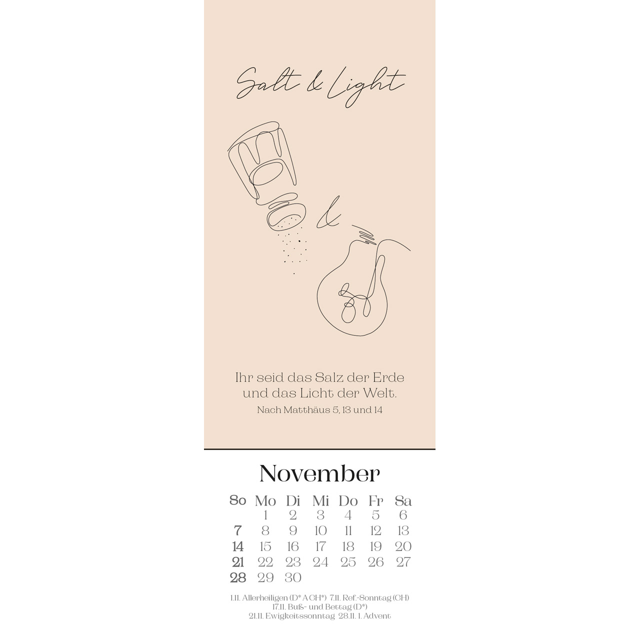Lesezeichenkalender - Wonderfully designed 2027