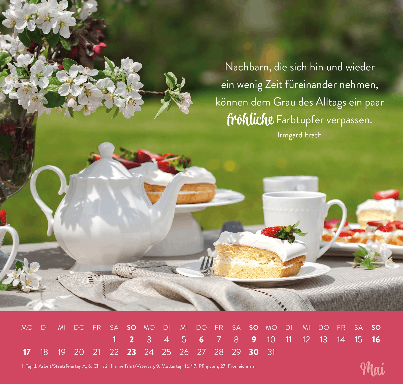 Wandkalender - Für nette Nachbarn 2027