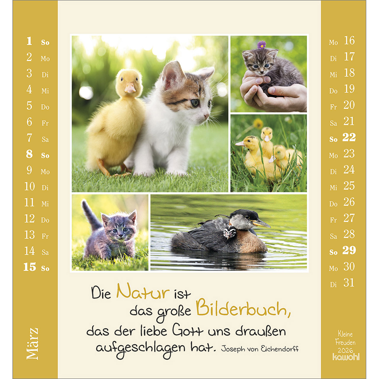 Tischkalender - Kleine Freuden 2026