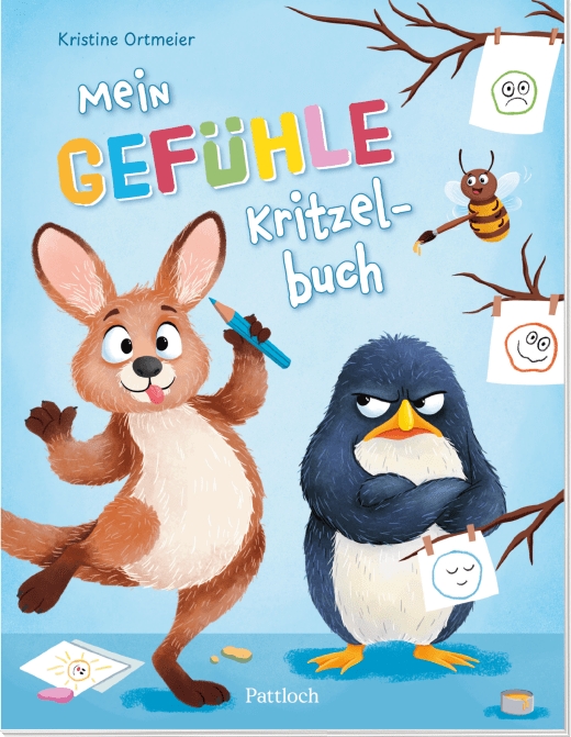 Malbuch - Mein Gefühle-Kritzelbuch