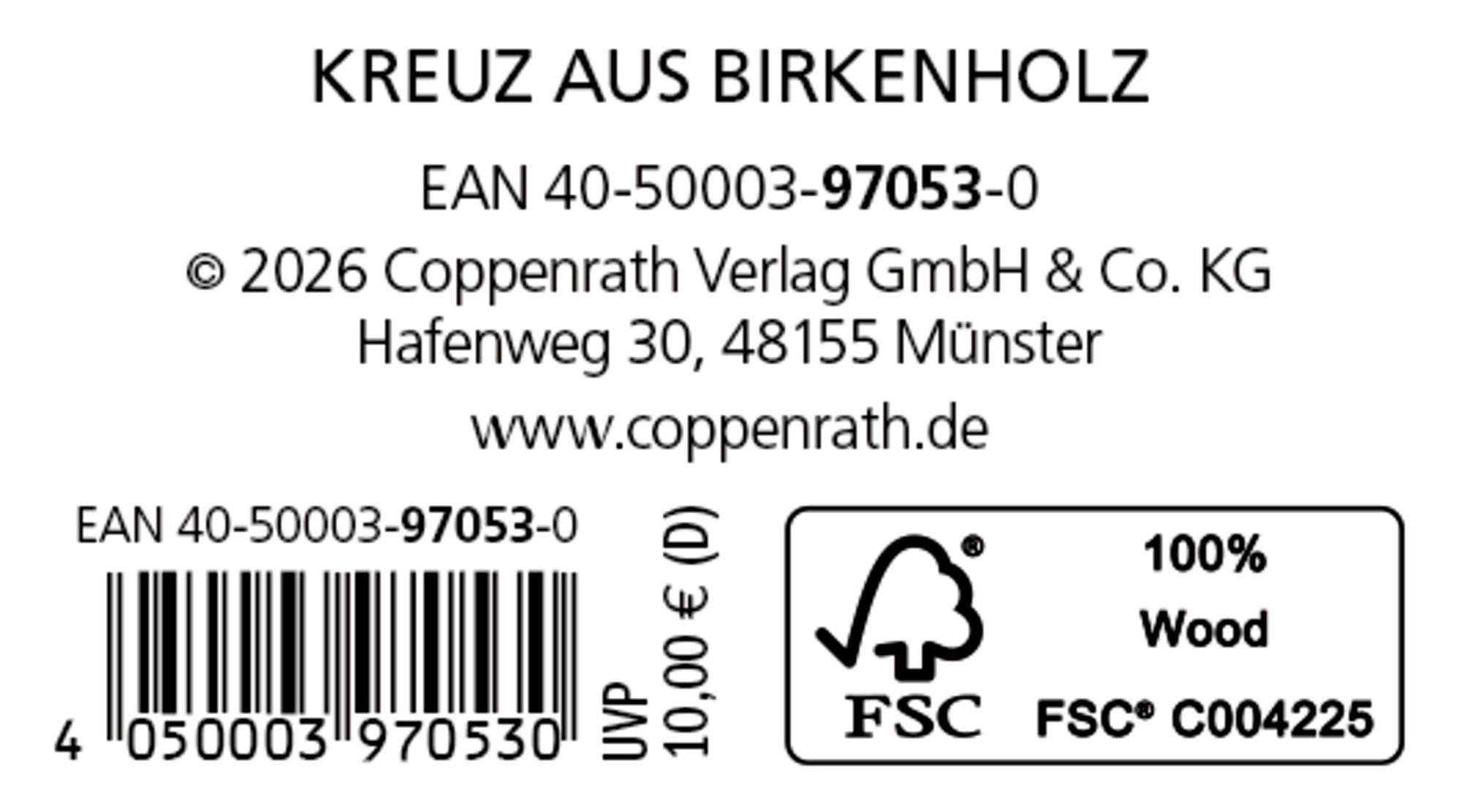 Wandkreuz - Holzkreuz - Schutz & Segen