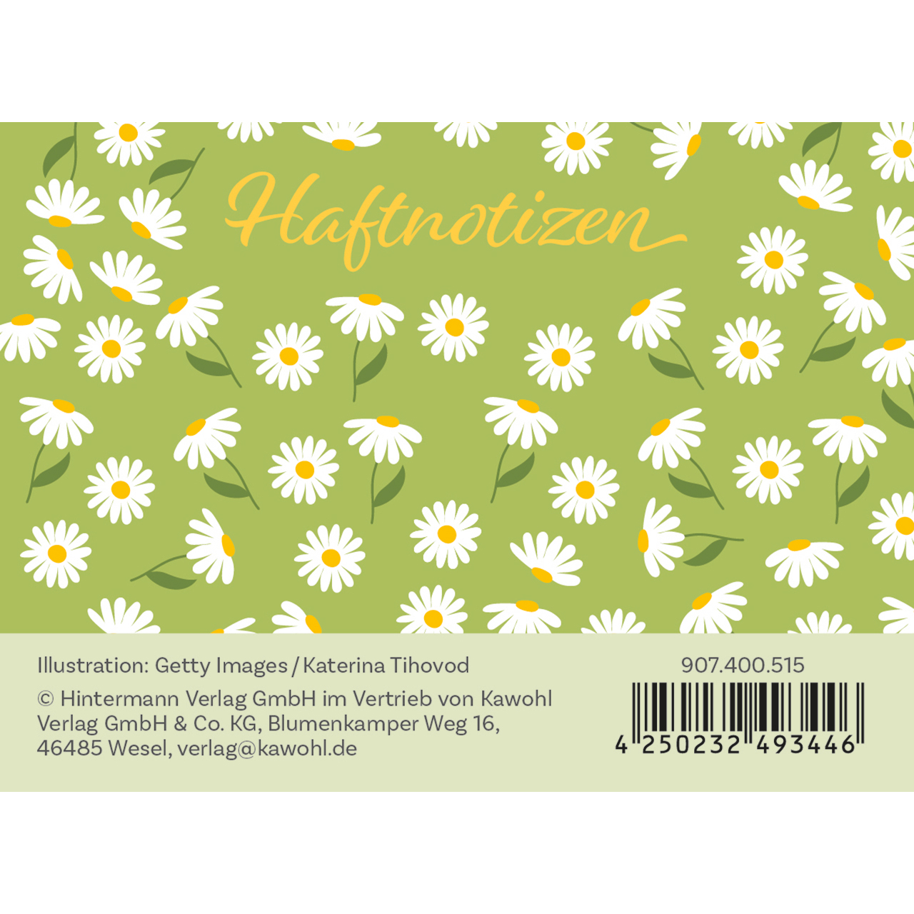 Haftnotizen - Du bist wunderbar & einzigartig - Gänseblümchen Grafik