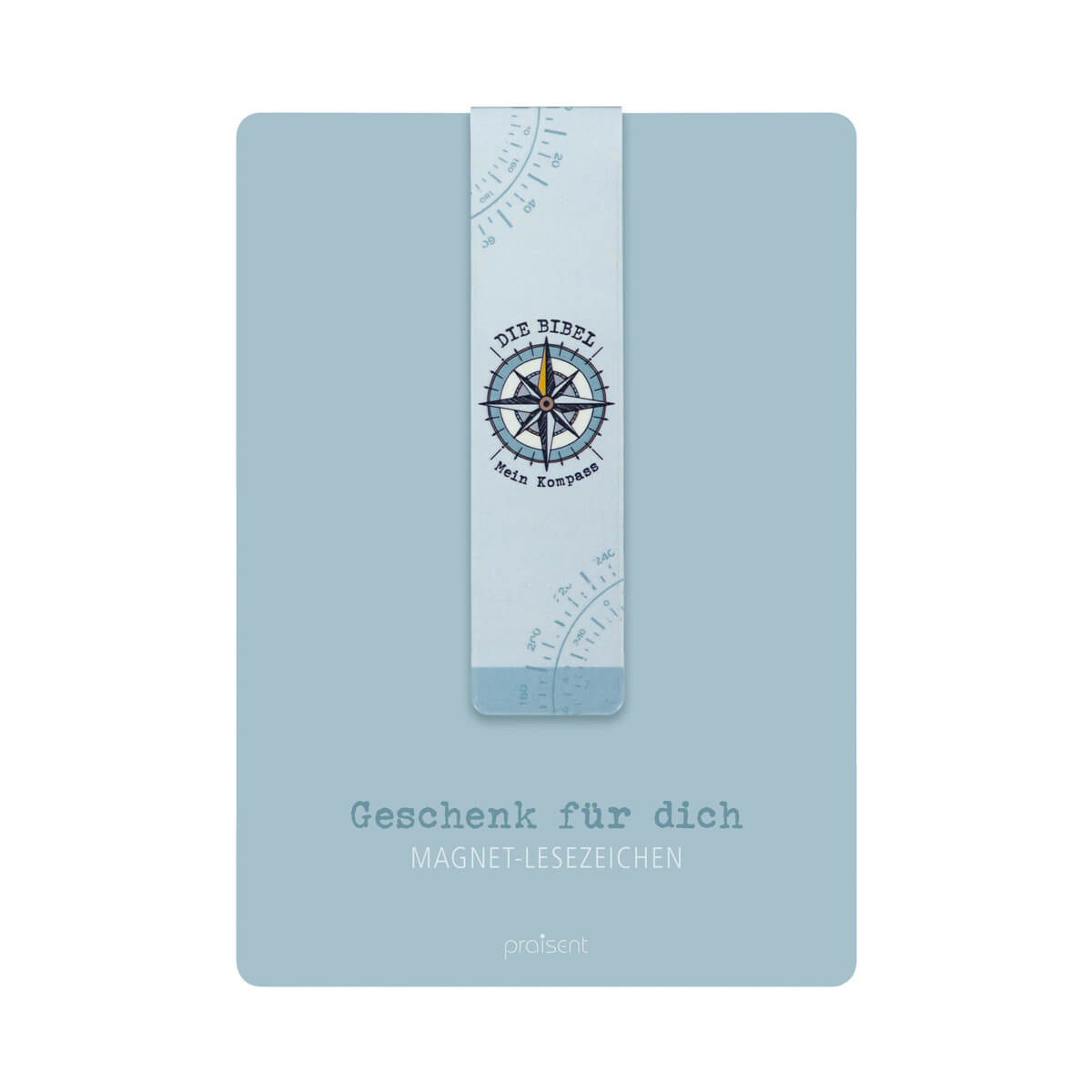 Lesezeichen - Magnet-Lesezeichen "Kompass"