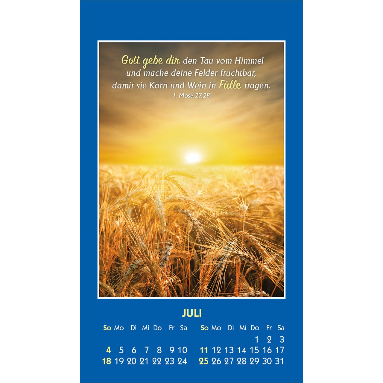 Aufkleberkalender - Gottes Wort - Licht für den Tag 2027