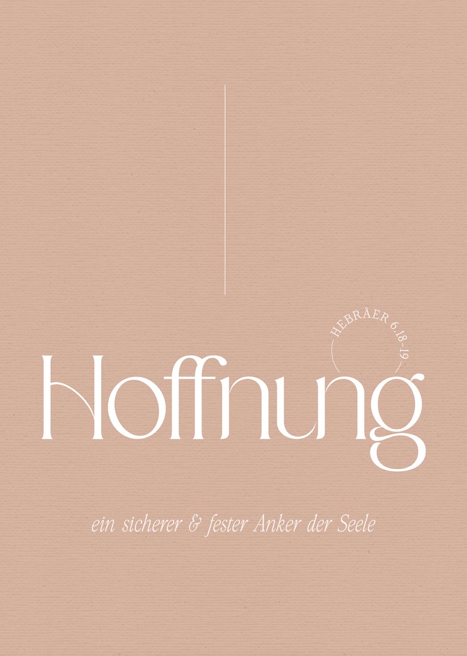 Poster A3 Hoffnung