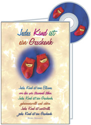 Faltkarte mit CD - Jedes Kind ist ein Geschenk