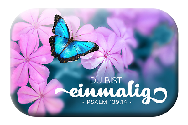 Magnet - Magnet 'Du bist einmalig.' Psalm 139:14