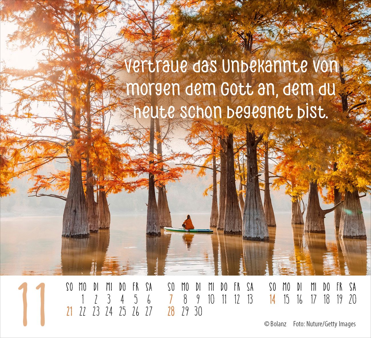 Aufstellkalender - Freiheit 2027 Minikalender