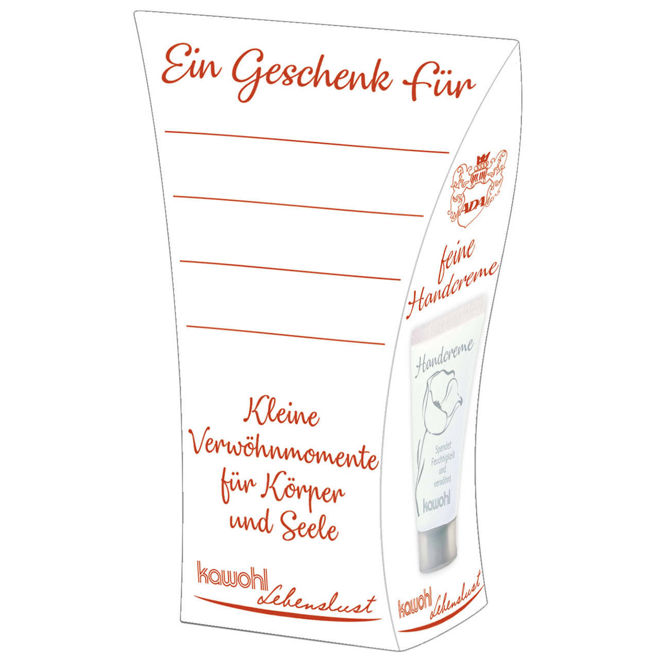 Handcreme - Wundervolle Weihnachten wünsche ich dir - Weihnachtshäuser Weihnachtsbaum Tannenbaum Deko Sterne Schnee