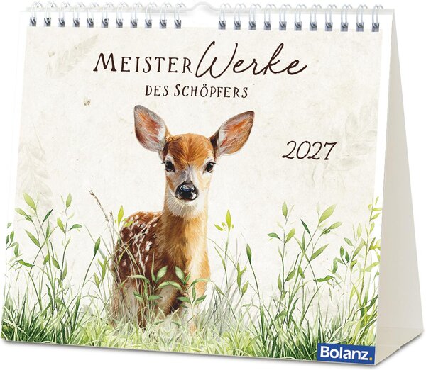 Tischkalender - Meisterwerke des Schöpfers 2027