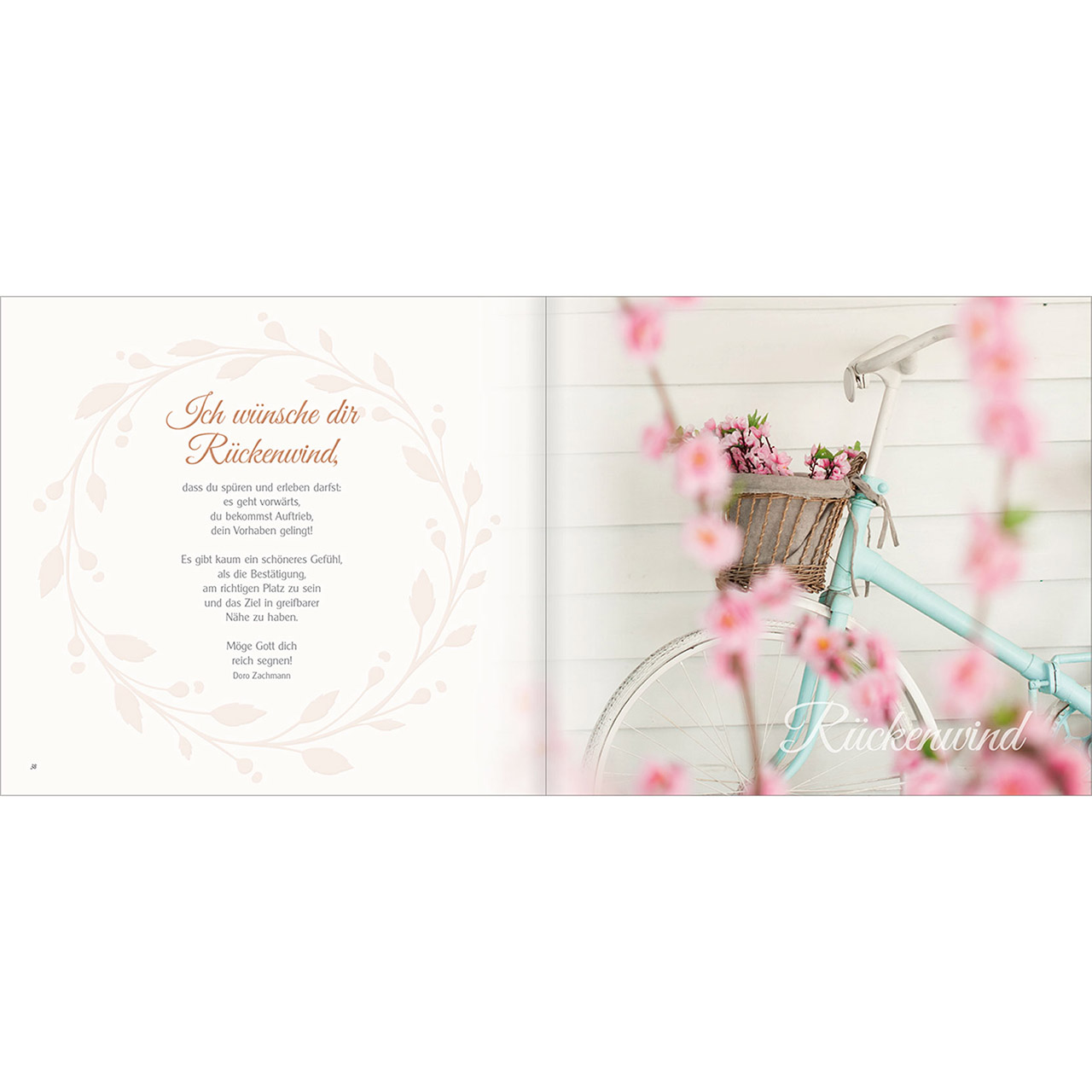 Geschenkbuch - Rosengrüße mit vielen guten Wünschen - rosa Rosen