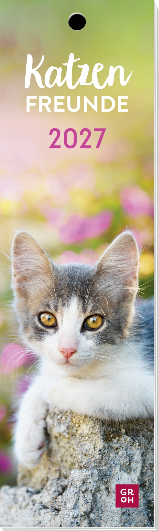 Lesezeichenkalender - Katzenfreunde 2027