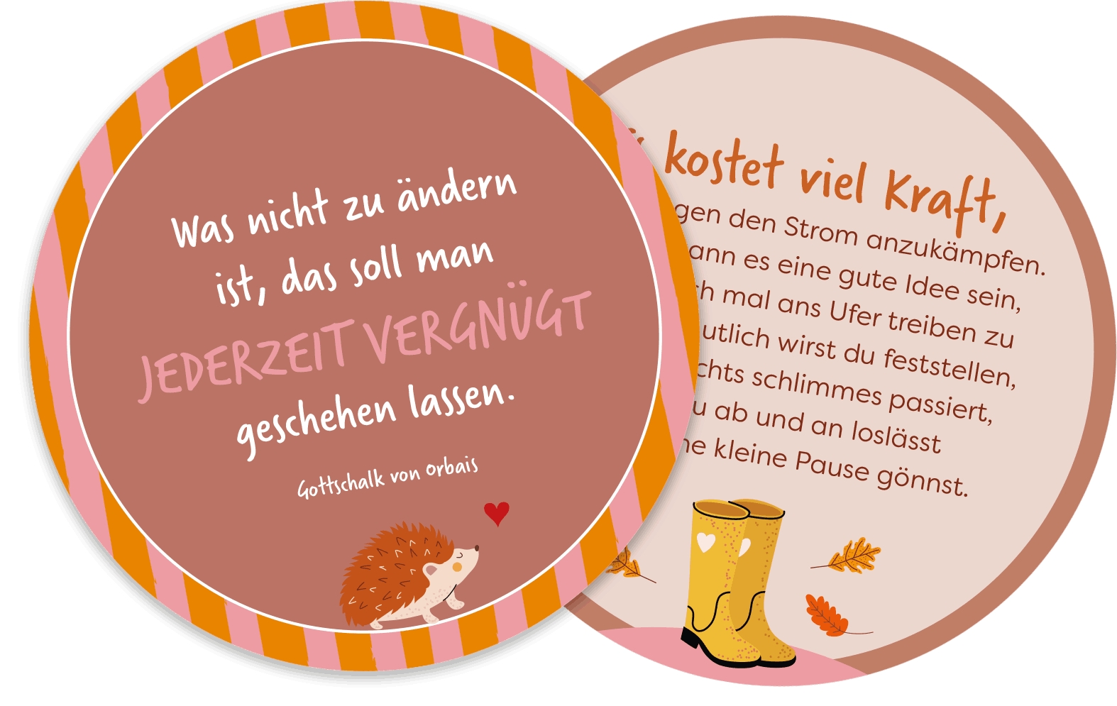 Karten-Box - Eine Runde Gelassenheit