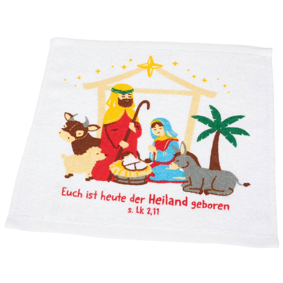 Überraschungs-Handtuch - Handtuch 'Krippe'