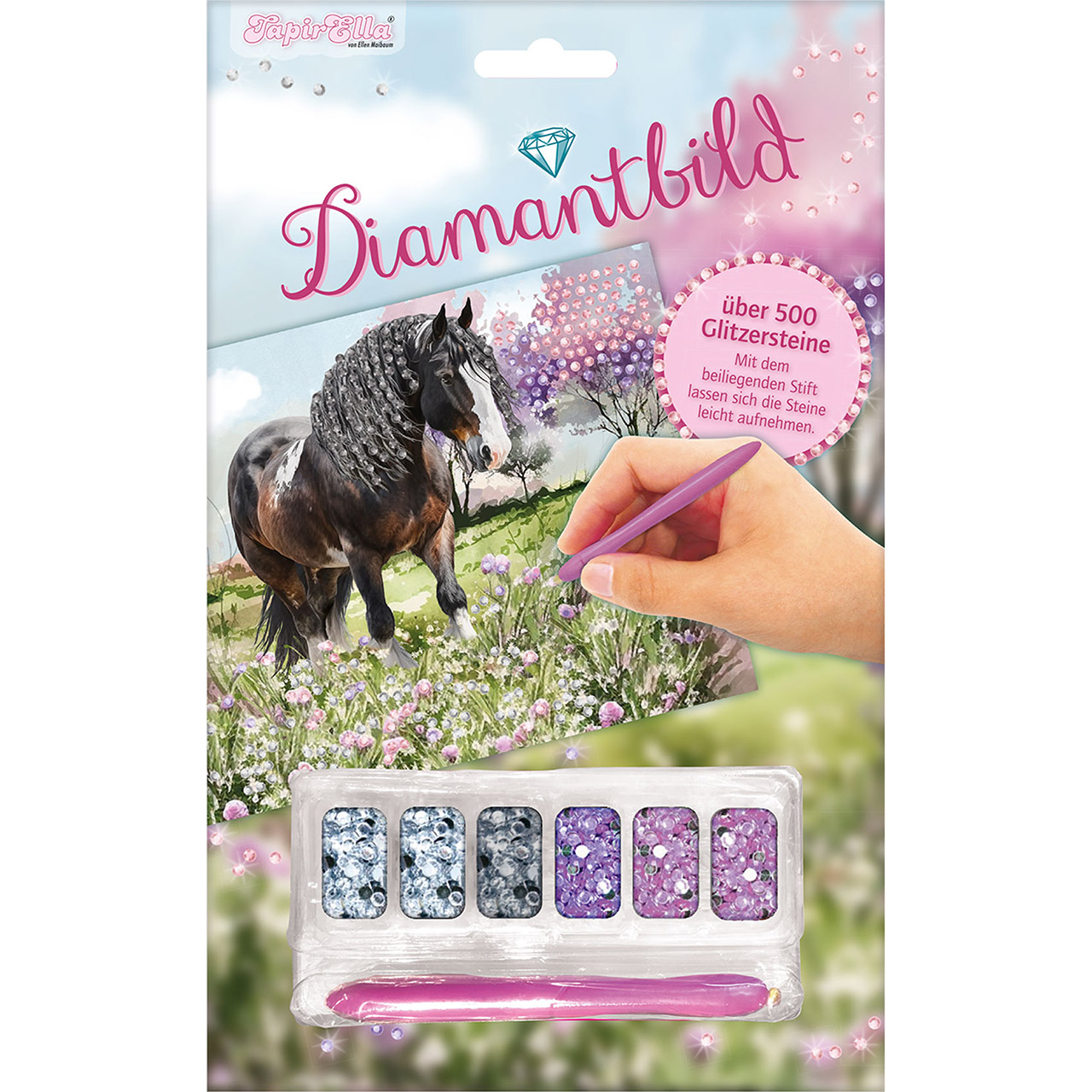 Diamantbild: Pferd
