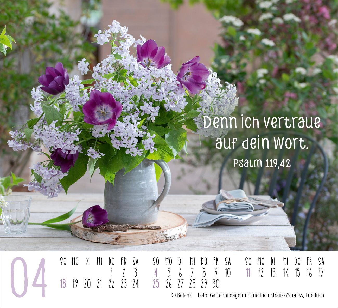 Aufstellkalender - Harmonien für die Seele 2027 Minikalender