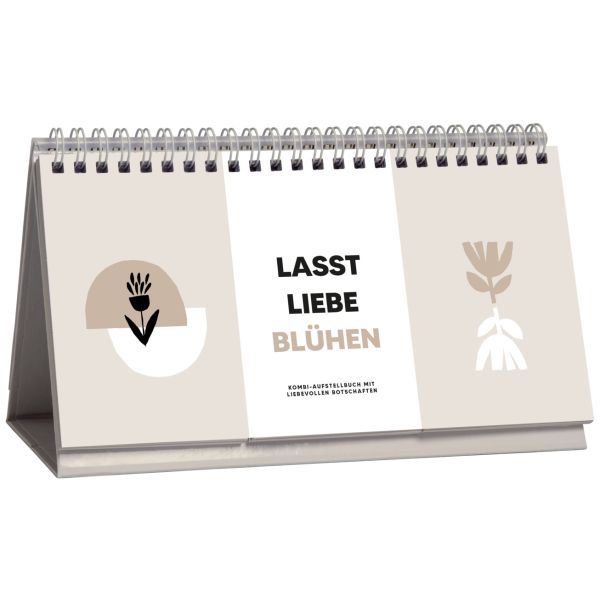 Aufstellbuch - Lasst Liebe blühen - Blumen