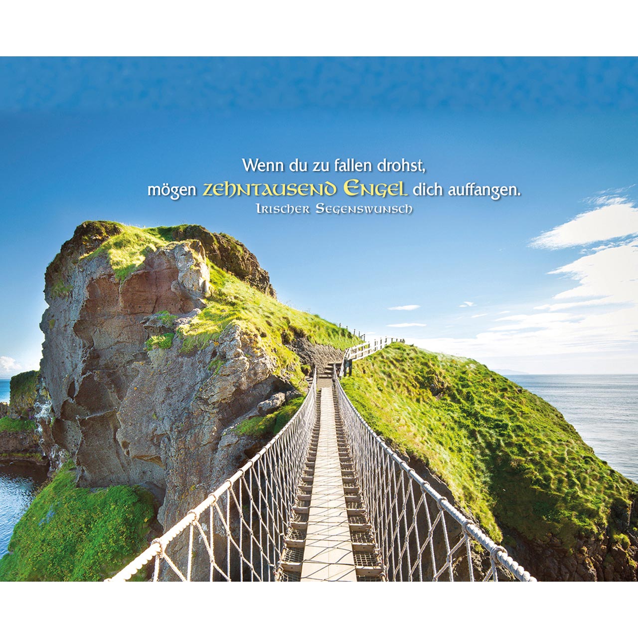 Aufstellbuch - Möge Gott deine Wege segnen - Küste / Meer / Leuchtturm