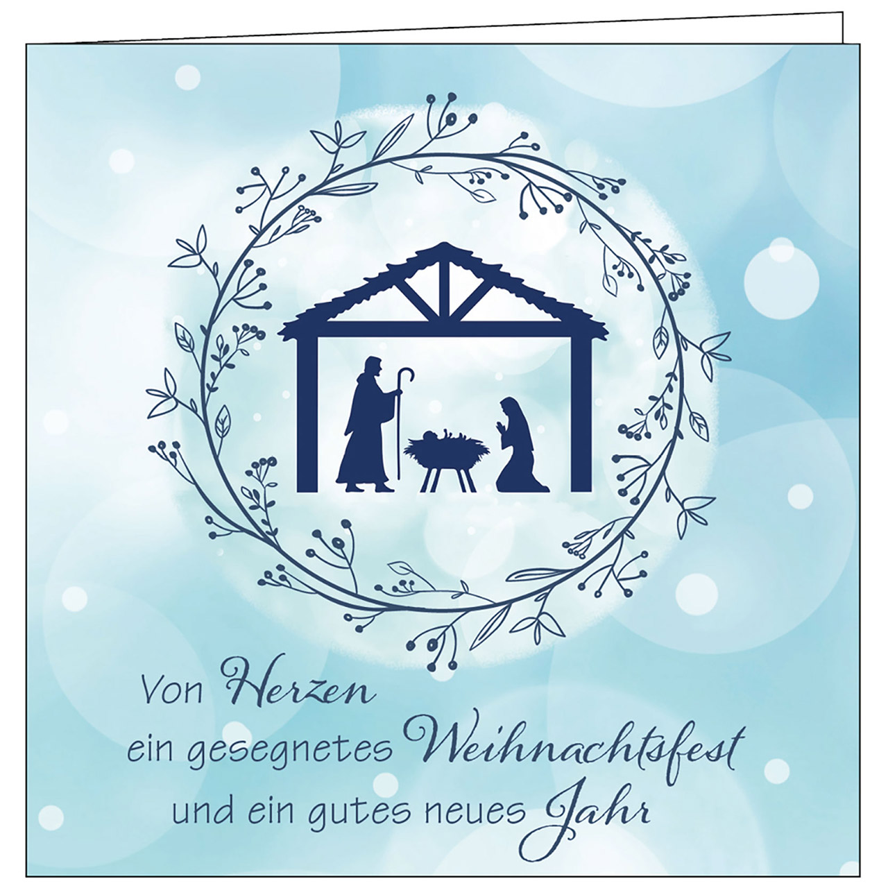 Von Herzen ein gesegnetes Weihnachtsfest