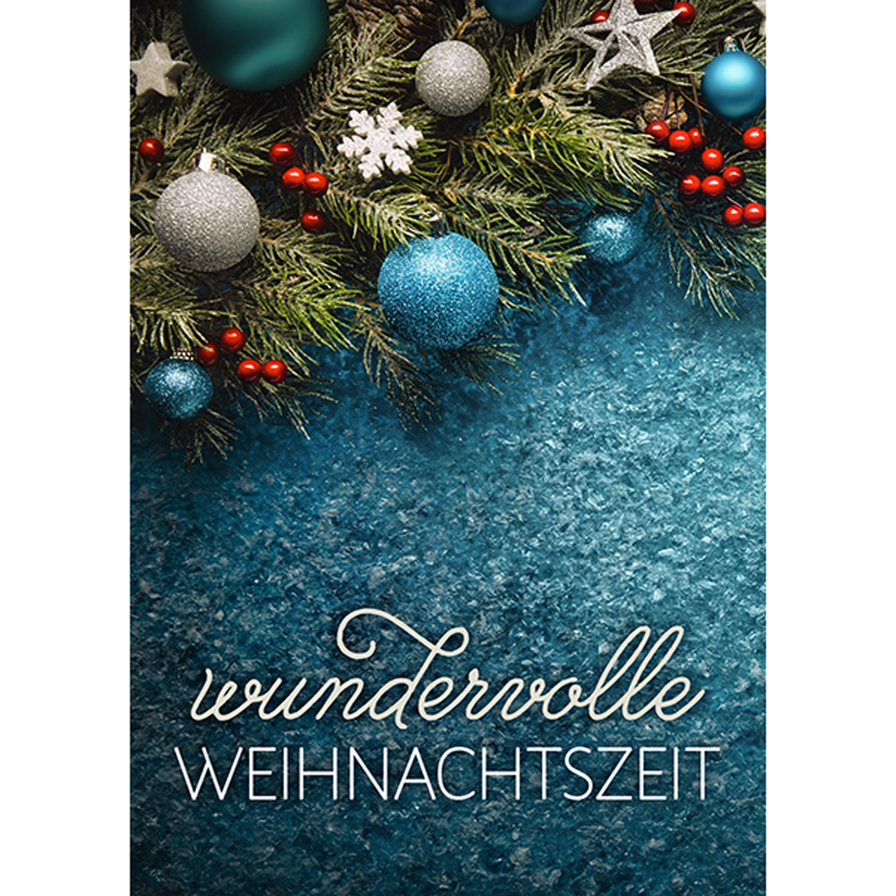 Postkarte - Postkarte 'Wundervolle Weihnachtszeit'