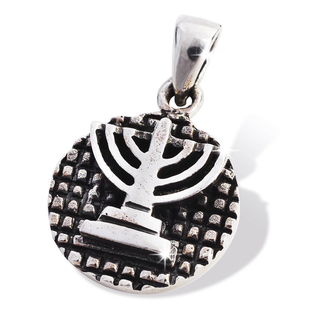 Schmuck & Accessoires - Menora rund