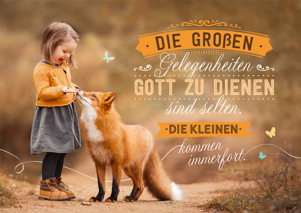 Postkarte - Postkarte 'Die großen Gelegenheiten' 1EX