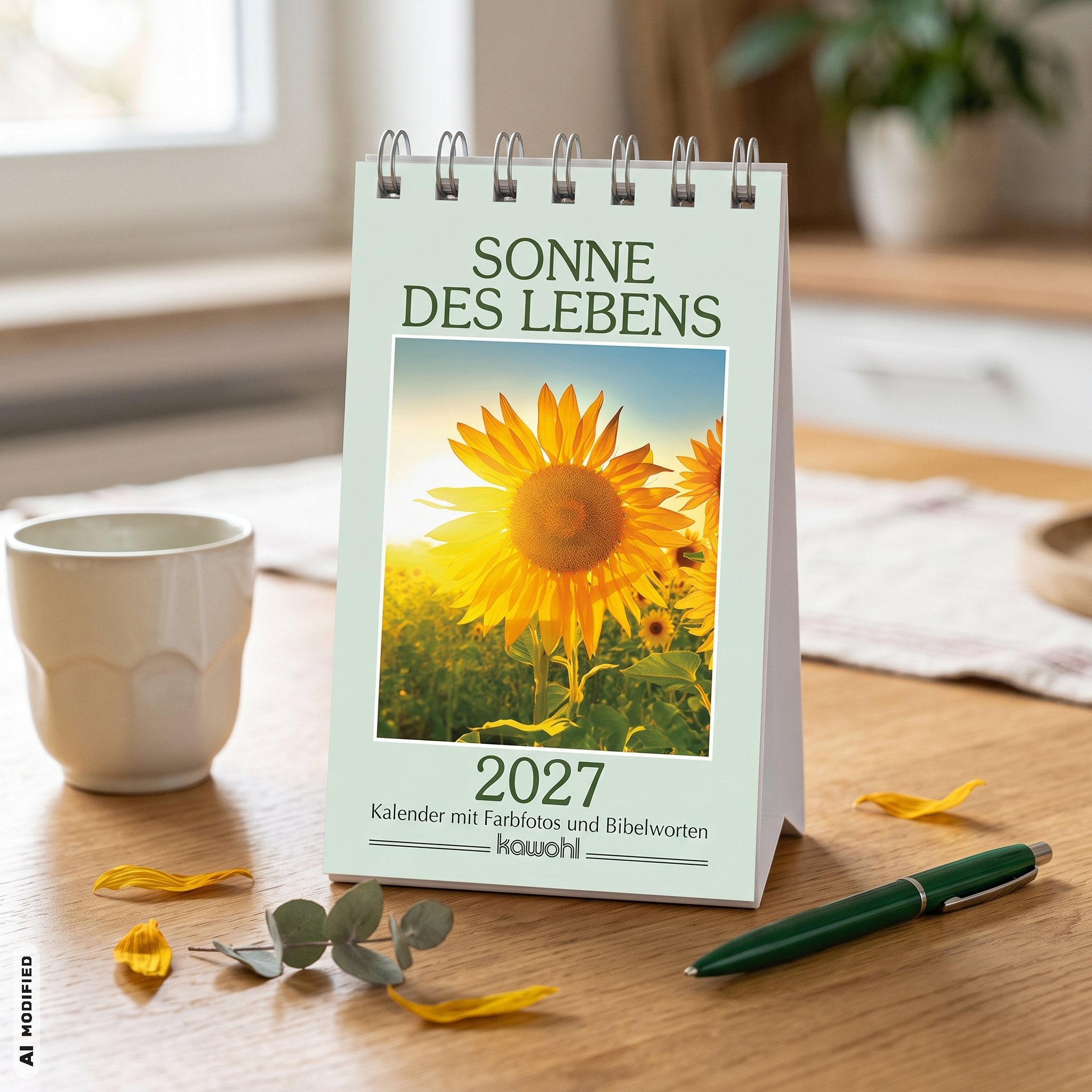 Aufstellkalender - Sonne des Lebens 2027