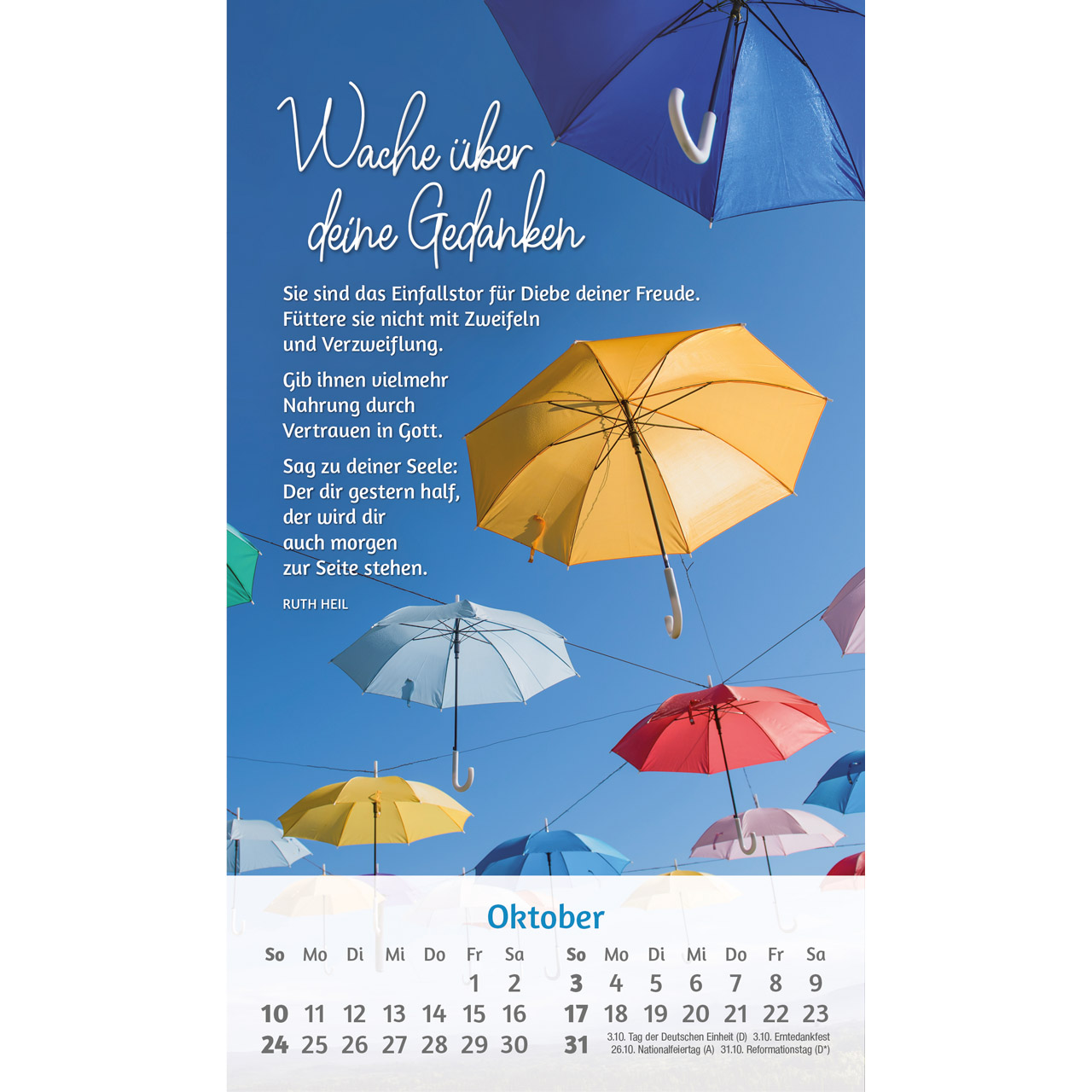 Postkartenkalender - Du bist mir so wertvoll 2027