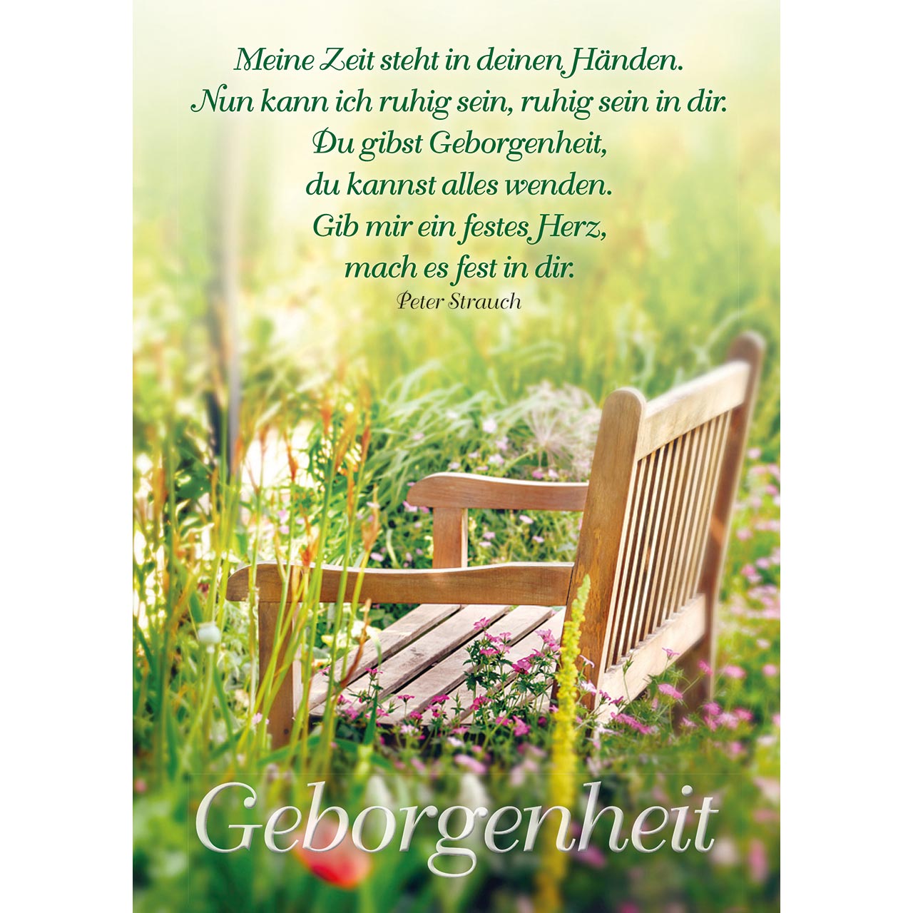Meine Zeit steht in deinen Händen