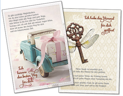 Spar-Paket: Gottes-Zusagen-Texte Postkarten-Paket - Spar-Paket: Gottes-Zusagen-Texte