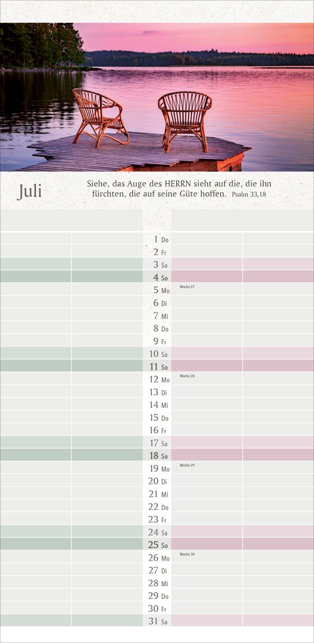 Terminkalender - Wir zwei 2027