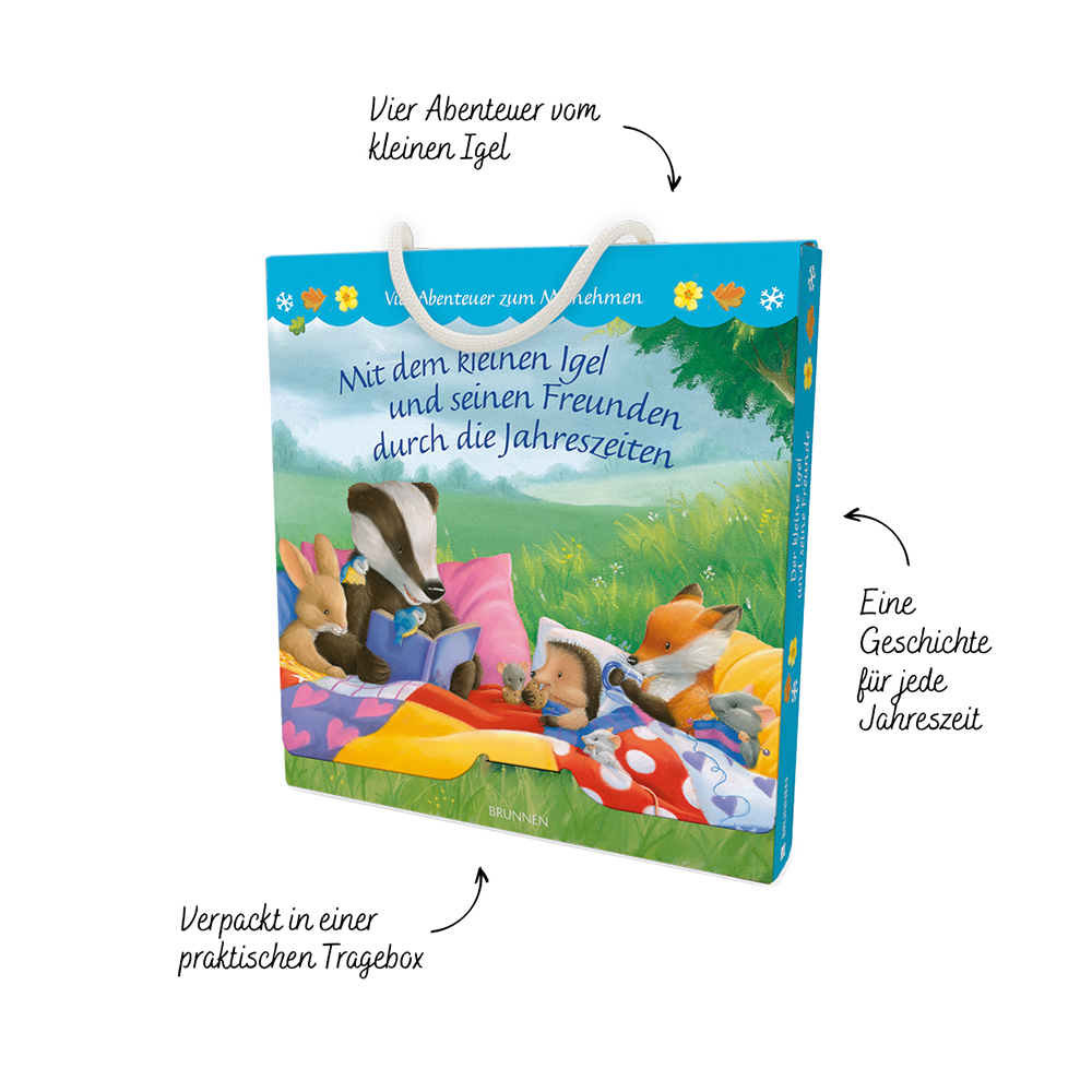Buch - Mit dem kleinen Igel und seinen Freunden durch die Jahreszeiten