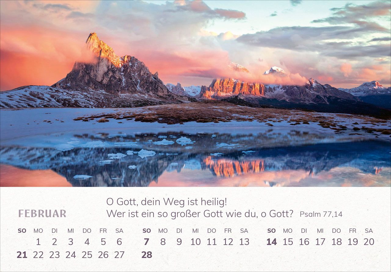 Panoramakalender - Mini-Panorama-Kalender 2027