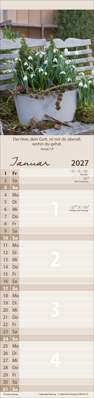 Terminkalender - Von Mir zu Dir 2027 Streifenterminkalender