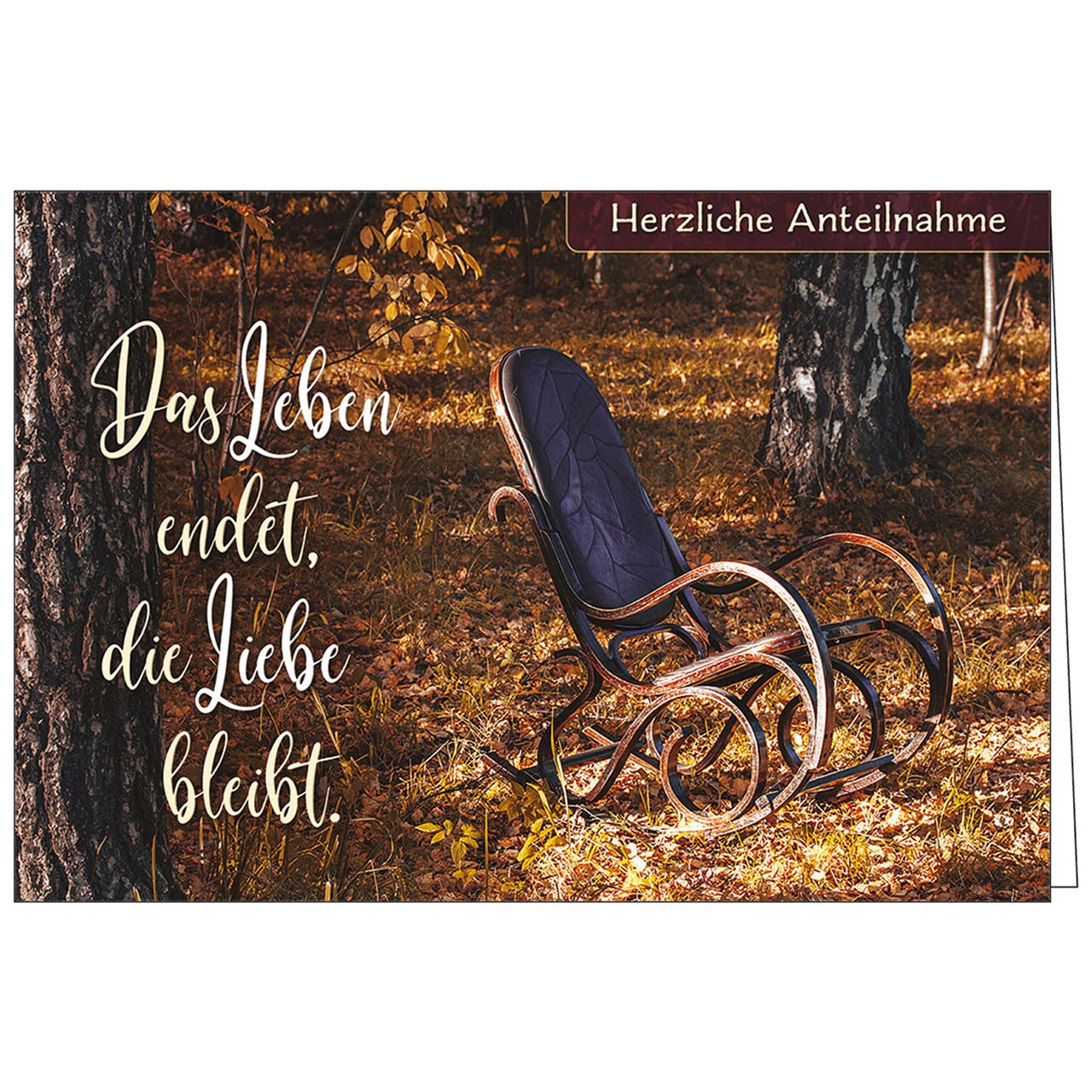 Das Leben endet, die Liebe bleibt.