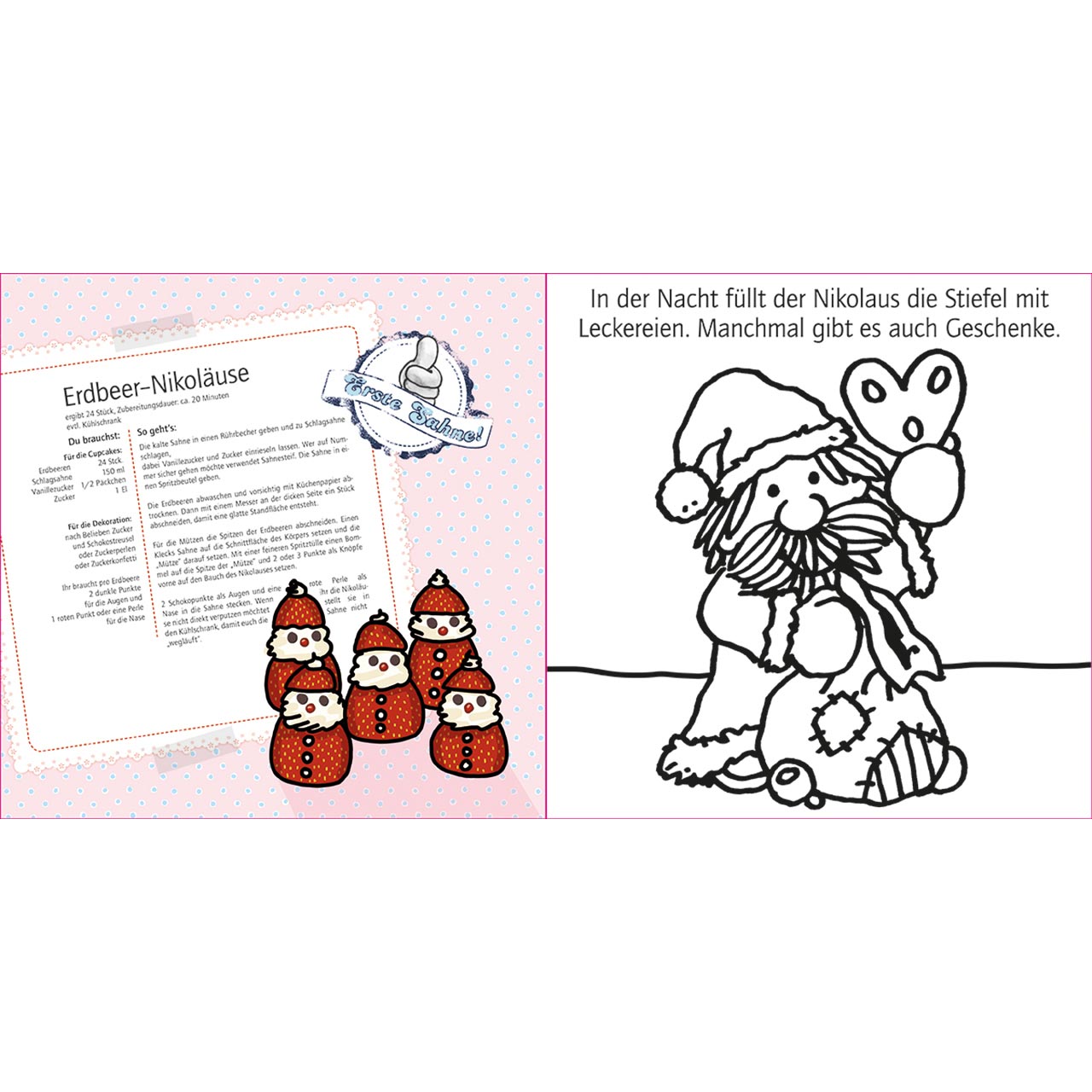 Malbuch - Mein Rezepte-Malbuch - Backstube Tannenbaum