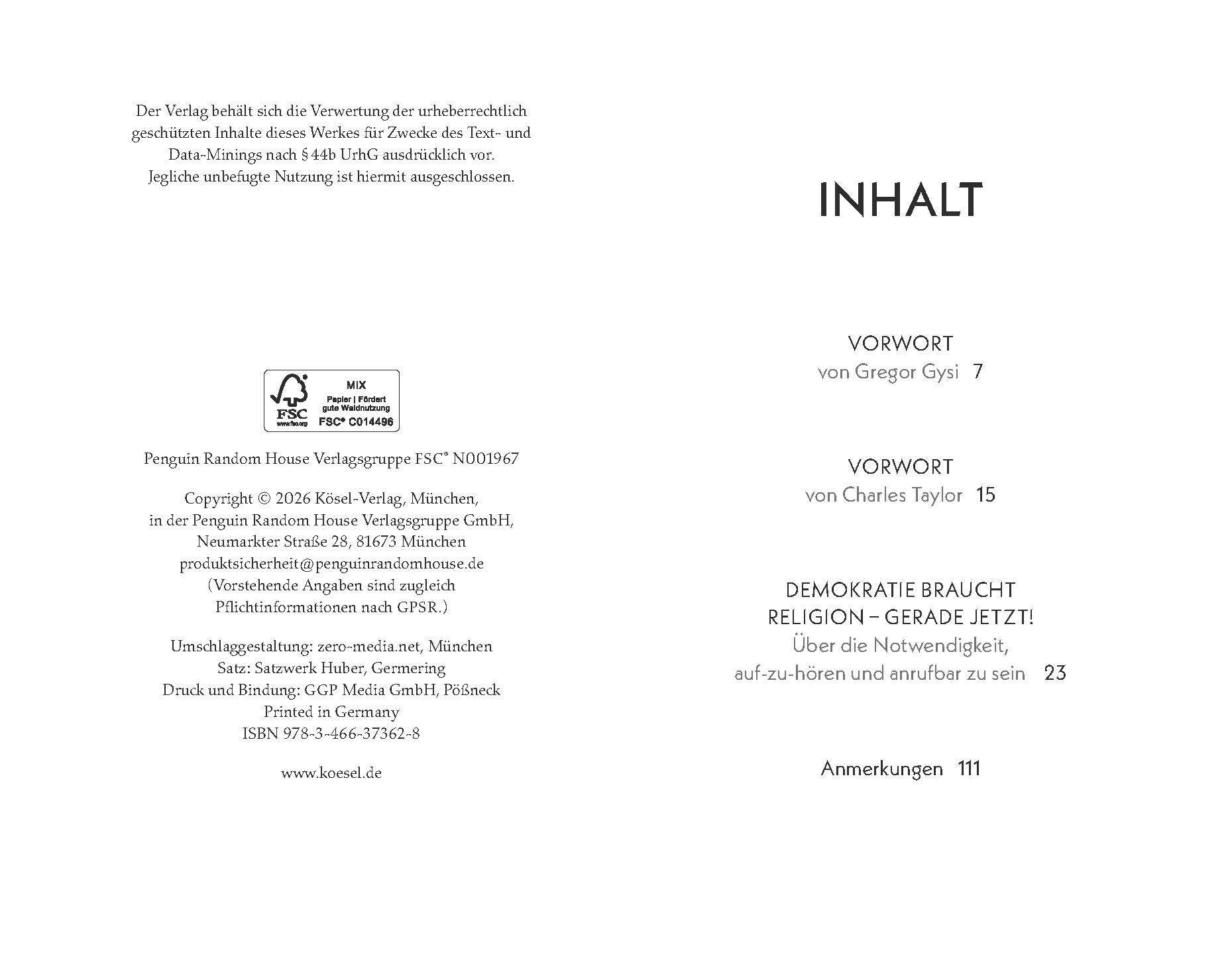 Buch - Demokratie braucht Religion - gerade jetzt!