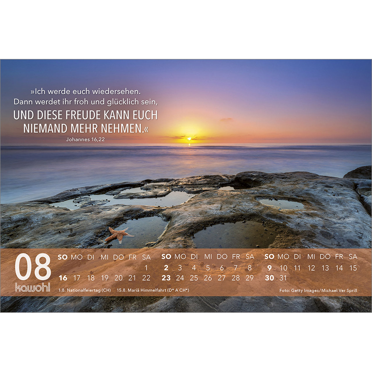 Tischkalender - Jesus Zitate 2026