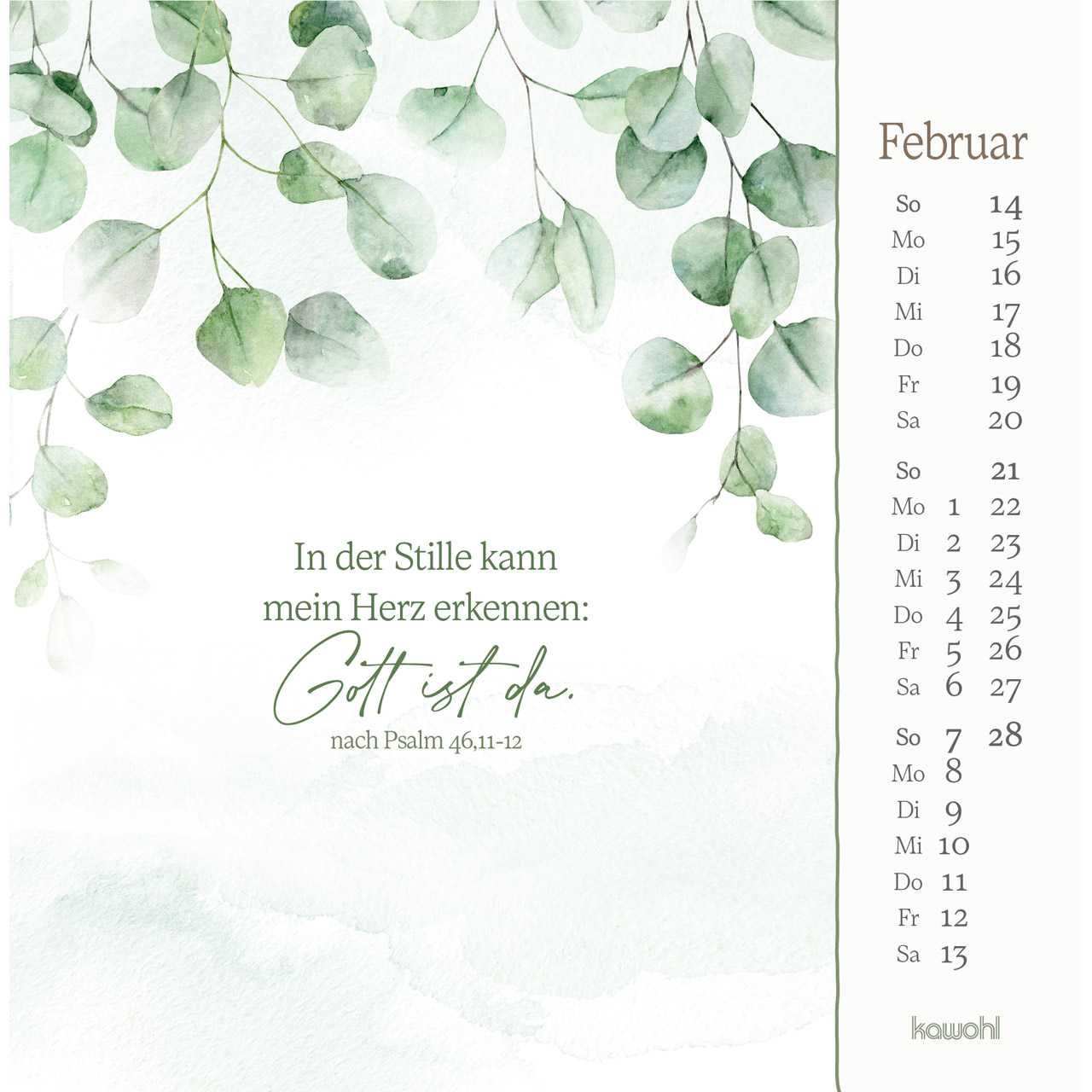 Postkartenkalender - Vor dich bring ich, was mich bewegt 2027