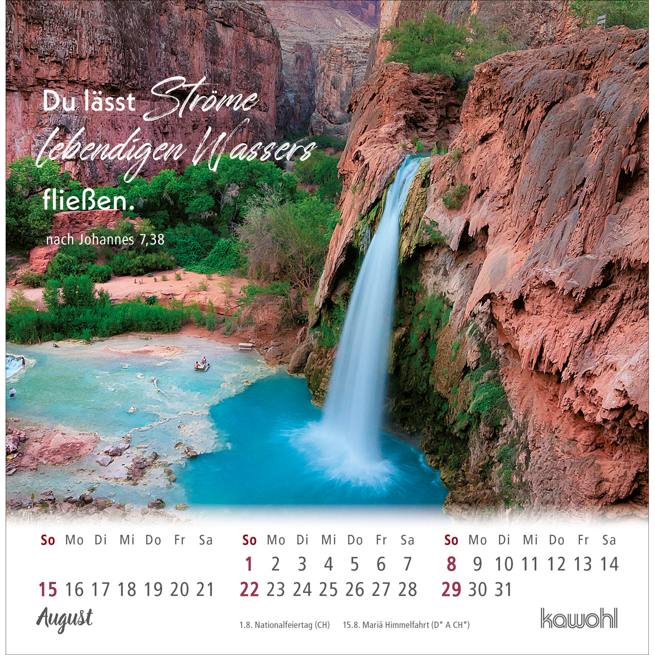 Postkartenkalender - Ankommen & leben 2027