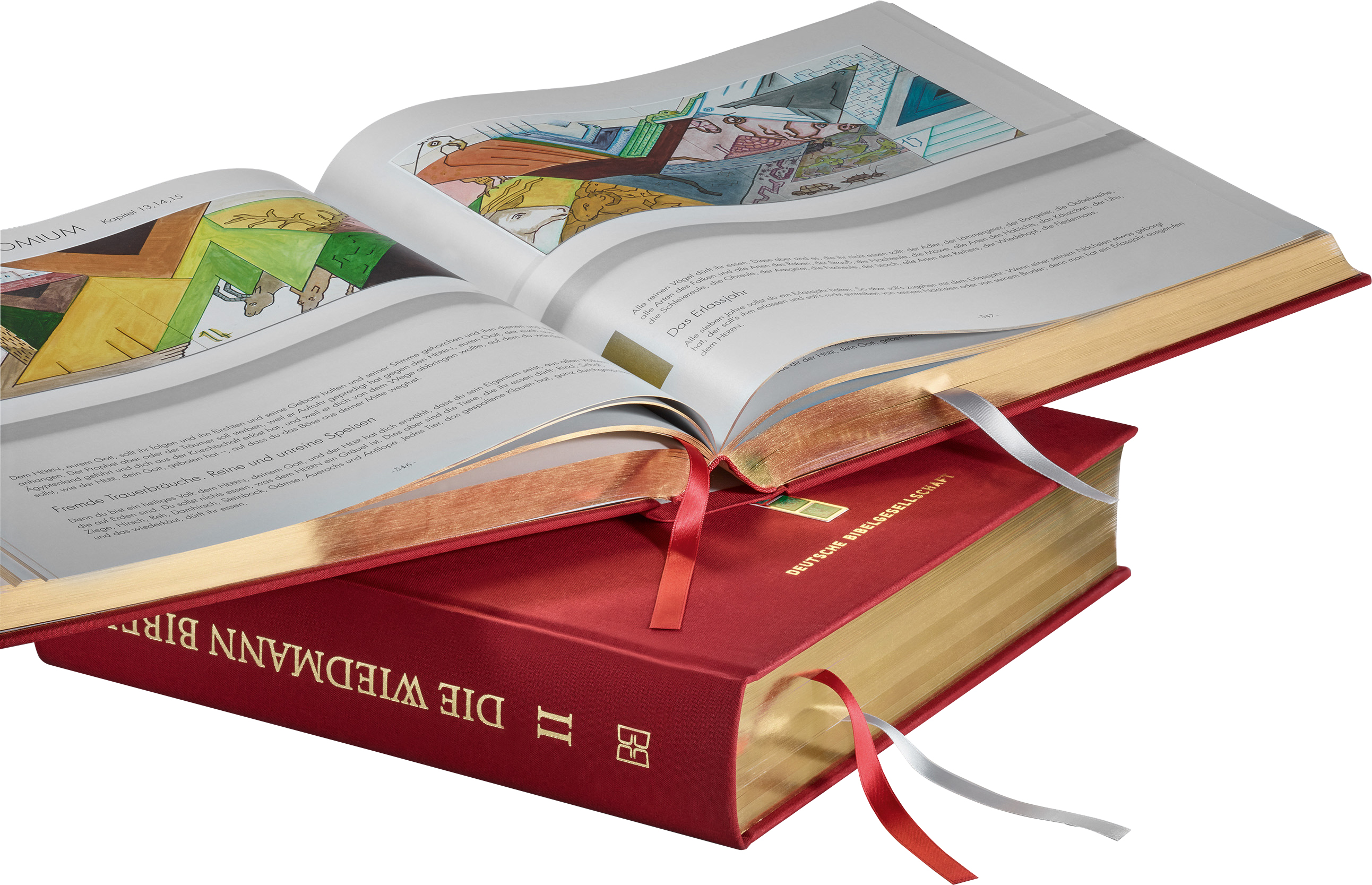 Lutherbibel - Die Wiedmann Bibel - ART-Edition (rot)